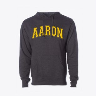 Aaron Academy Varsity Arch Cotton Hoodie Sweatshirt