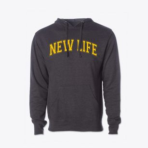 New Life Academy Varsity Arch Cotton Hoodie Sweatshirt