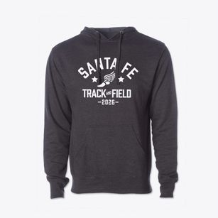 Santa Fe Junior High School Track and Field Cotton Hoodie Sweatshirt