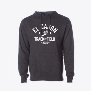 El Cajon Sda School Track and Field Cotton Hoodie Sweatshirt