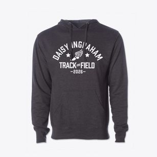 Daisy Ingraham Elementary School Track and Field Cotton Hoodie Sweatshirt