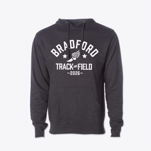 Bradford Middle School Track and Field Cotton Hoodie Sweatshirt