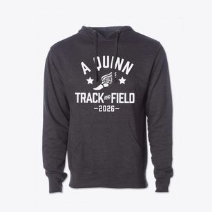 A Quinn Jones Center Track and Field Cotton Hoodie Sweatshirt
