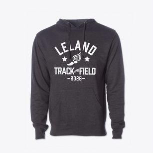 Leland High School Track and Field Cotton Hoodie Sweatshirt