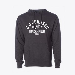 J J Johnson Elementary School Track and Field Cotton Hoodie Sweatshirt