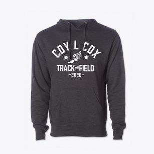 Ps 369 Coy L Cox Track and Field Cotton Hoodie Sweatshirt