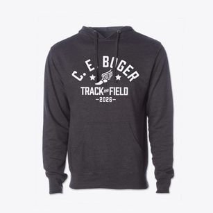 Charles E. Boger Elementary School Track and Field Cotton Hoodie Sweatshirt