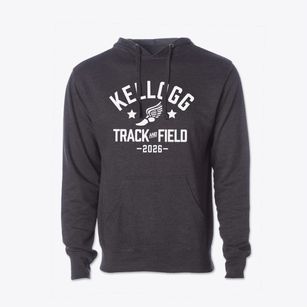 Kellogg Middle School Track and Field Cotton Hoodie Sweatshirt
