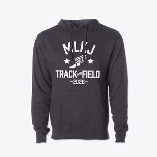 Martin Luther King Junior Elementary Track and Field Cotton Hoodie Sweatshirt