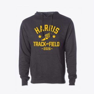 Harris Elementary School Track and Field Cotton Hoodie Sweatshirt