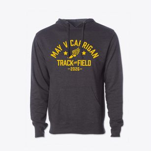 May V Carrigan Middle School Track and Field Cotton Hoodie Sweatshirt
