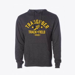 T L Traughber Junior High School Track and Field Cotton Hoodie Sweatshirt