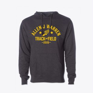 Allen J Warren Elementary School Track and Field Cotton Hoodie Sweatshirt