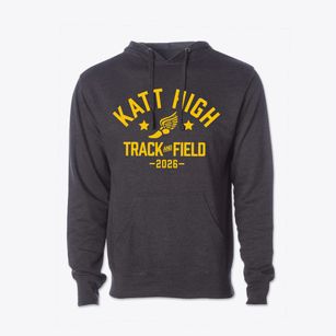 Katt High Track and Field Cotton Hoodie Sweatshirt