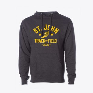 Saint John The Baptist School Track and Field Cotton Hoodie Sweatshirt