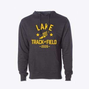Lake Area Middle School Track and Field Cotton Hoodie Sweatshirt