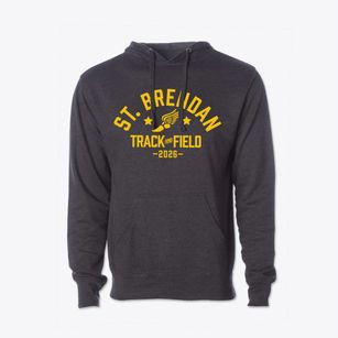 St Brendan Parish Track and Field Cotton Hoodie Sweatshirt