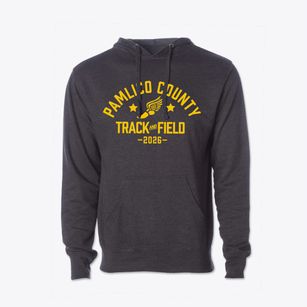 Pamlico County Middle School Track and Field Cotton Hoodie Sweatshirt
