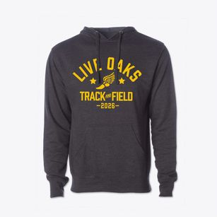 Live Oaks Career Development Center Track and Field Cotton Hoodie Sweatshirt