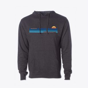 Hudson Massachusetts Water View Cotton Hoodie Sweatshirt