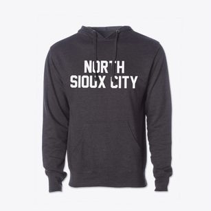 North Sioux City South Dakota Classic Block Cotton Hoodie Sweatshirt