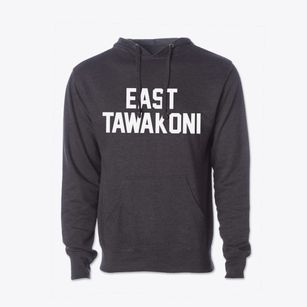 East Tawakoni Texas Classic Block Cotton Hoodie Sweatshirt