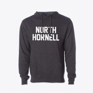 North Hornell New York Classic Block Cotton Hoodie Sweatshirt