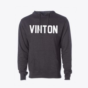 Vinton Ohio Classic Block Cotton Hoodie Sweatshirt