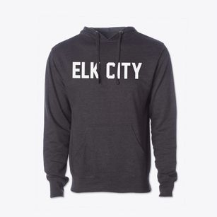 Elk City Idaho Classic Block Cotton Hoodie Sweatshirt