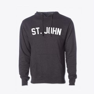 St. John Missouri Classic Curve Cotton Hoodie Sweatshirt