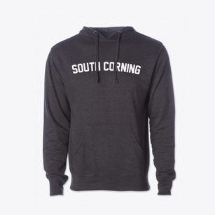 South Corning New York Classic Curve Cotton Hoodie Sweatshirt