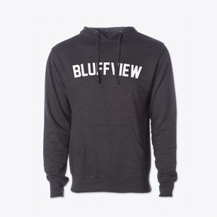 Bluffview Wisconsin Classic Curve Cotton Hoodie Sweatshirt