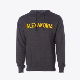 Alexandria Ohio Classic Curve Cotton Hoodie Sweatshirt