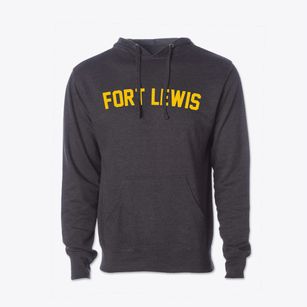 Fort Lewis Washington Classic Curve Cotton Hoodie Sweatshirt