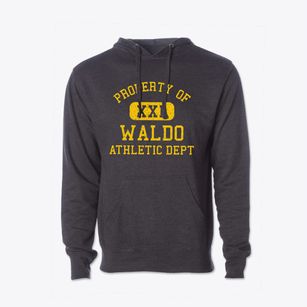 Waldo Kansas Athletic Dept Cotton Hoodie Sweatshirt