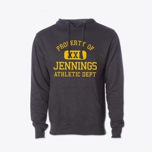 Jennings Louisiana Athletic Dept Cotton Hoodie Sweatshirt