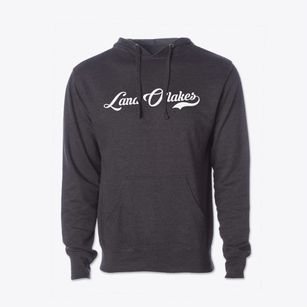 Land O'lakes Wisconsin Vintage Team Cotton Hoodie Sweatshirt