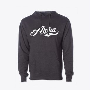 Alpha Illinois Vintage Team Cotton Hoodie Sweatshirt