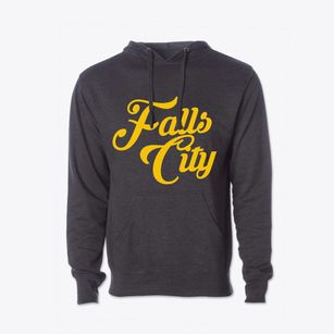 Falls City Oregon Vintage Team Cotton Hoodie Sweatshirt
