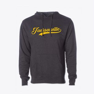 Jacksonville Illinois Vintage Team Cotton Hoodie Sweatshirt