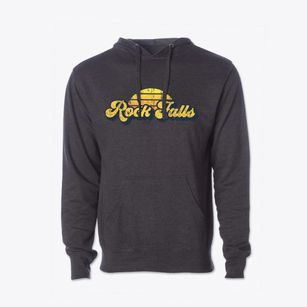 Rock Falls Illinois Sublime Sunset Cotton Hoodie Sweatshirt