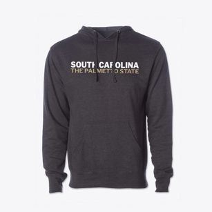  South Carolina White and Gold Cotton Hoodie Sweatshirt