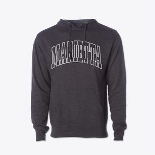 Marietta Minnesota Trendy Block Cotton Hoodie Sweatshirt