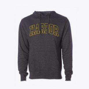 Harbor Oregon Trendy Block Cotton Hoodie Sweatshirt