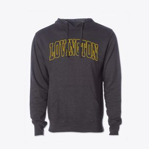 Lovington Illinois Trendy Block Cotton Hoodie Sweatshirt