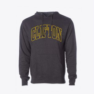 Clifton Maine Trendy Block Cotton Hoodie Sweatshirt