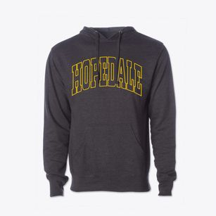 Hopedale Illinois Trendy Block Cotton Hoodie Sweatshirt