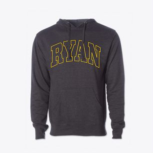 Ryan Iowa Trendy Block Cotton Hoodie Sweatshirt