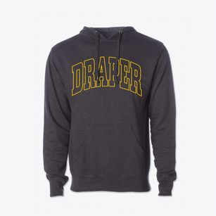 Draper Virginia Trendy Block Cotton Hoodie Sweatshirt