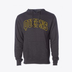Queens New York Trendy Block Cotton Hoodie Sweatshirt